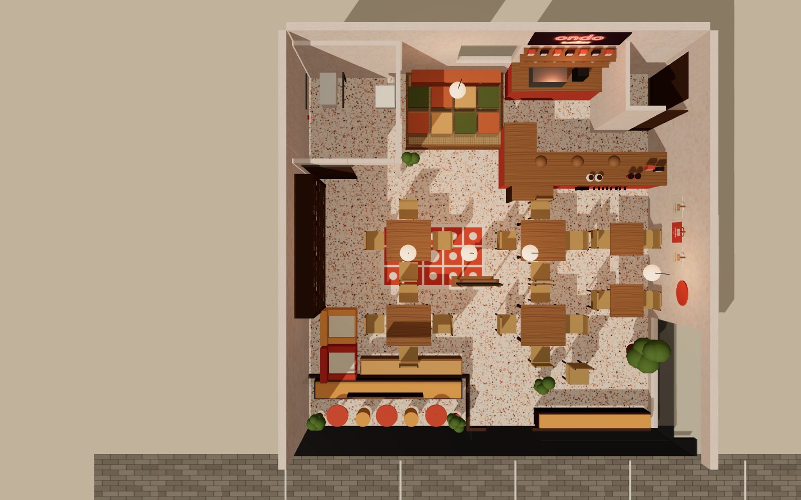 Design render: Workshop mode
